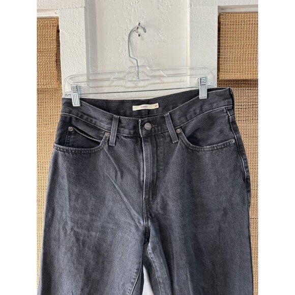 Levi's '94 Baggy Denim Jeans Black Stone Wash Size 29 Length 31 - Picture 3 of 10